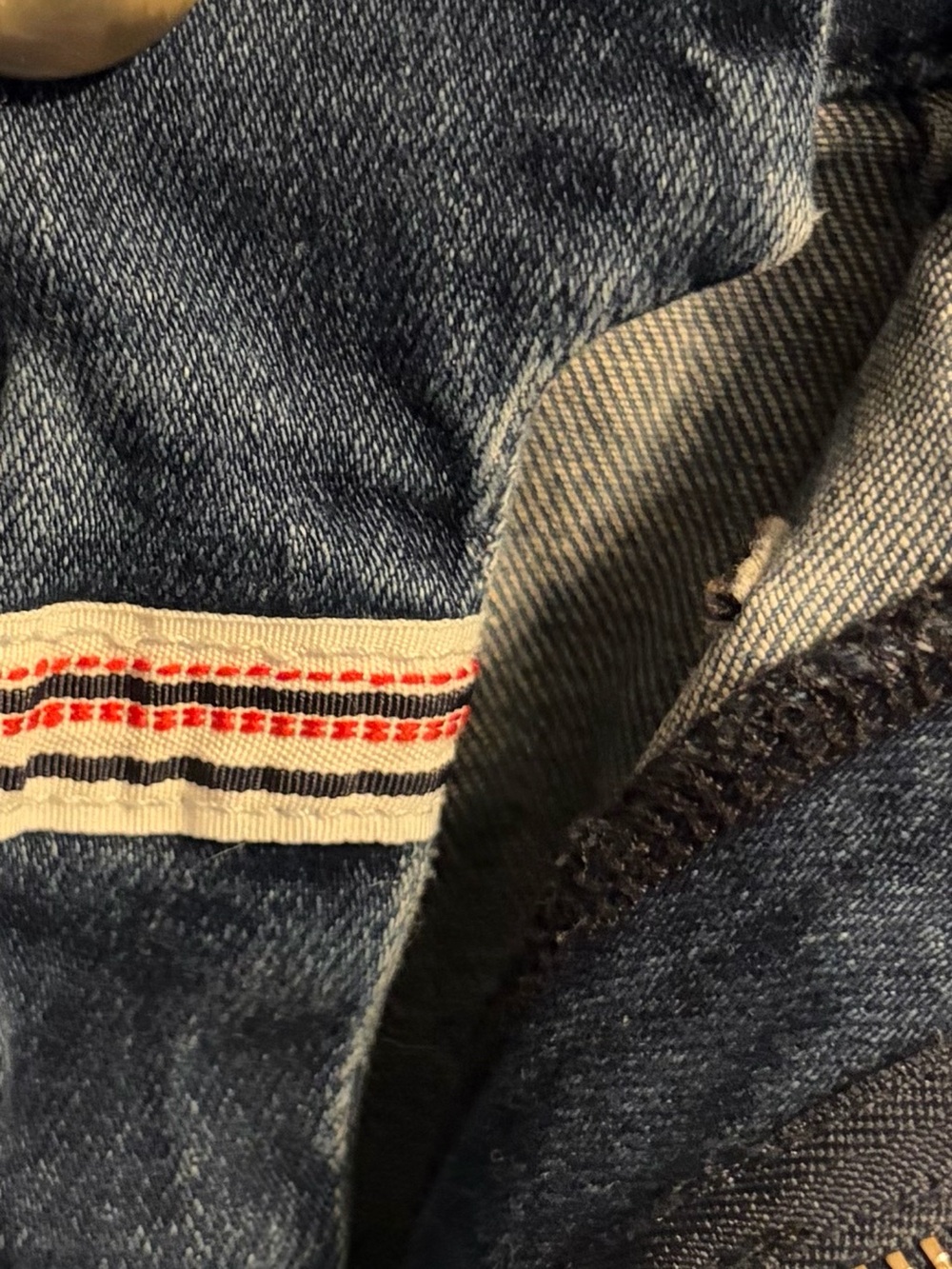 Anthropologie Wide-Leg Jeans in Dark Blue Wash Ankle / crop depending on height - Picture 3 of 8